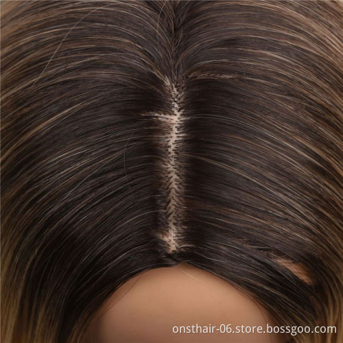 MYZYR own brand, cheap heat-resistant high-quality synthetic wig, 24 inch gold synthetic wig synthetic wig supplier